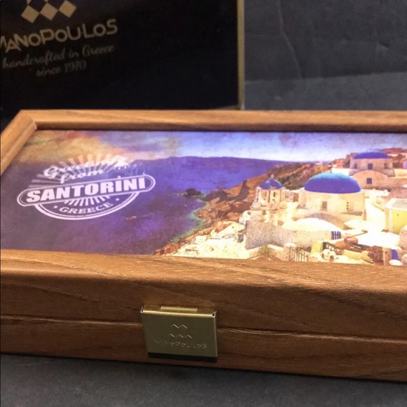 Manopoulos Backgammon,  Hand Made in Greece. - Picture 4 of 9